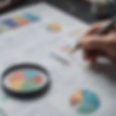 Financial Analysis by Internal Auditor Internal auditor analyzing financial data