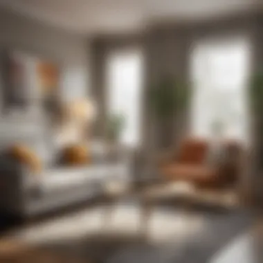 Cozy Living Room A cozy living room showcasing a rent-to-own property