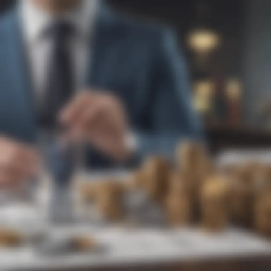 A sophisticated financial portfolio showcasing diverse investment options.