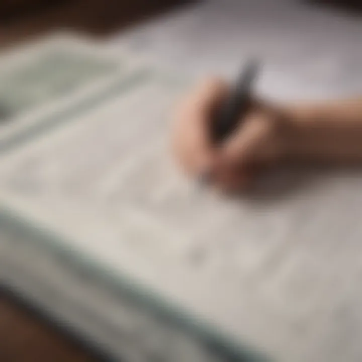 A legal document with a pen, symbolizing contracts