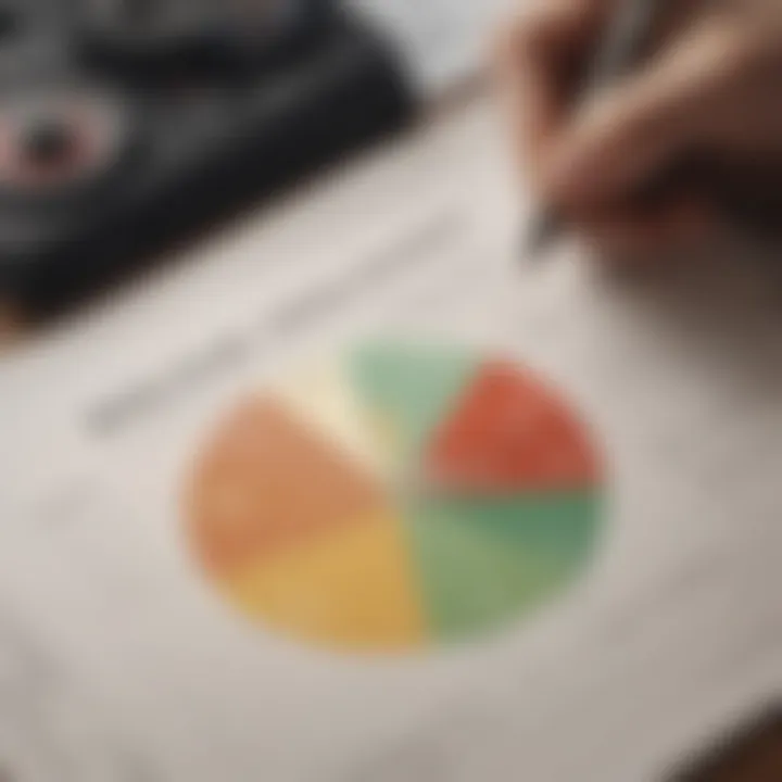 A chart showing different loan types and their features