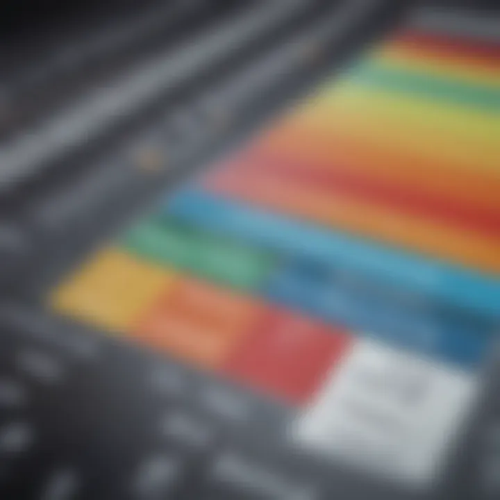 Comparison of asset performance through an investment heat map