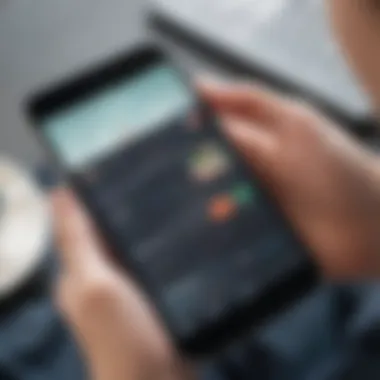 NetSpend Mobile App Features A smartphone displaying a NetSpend app interface