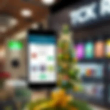 Gift Card Marketplace App Interface A smartphone showing a gift card app